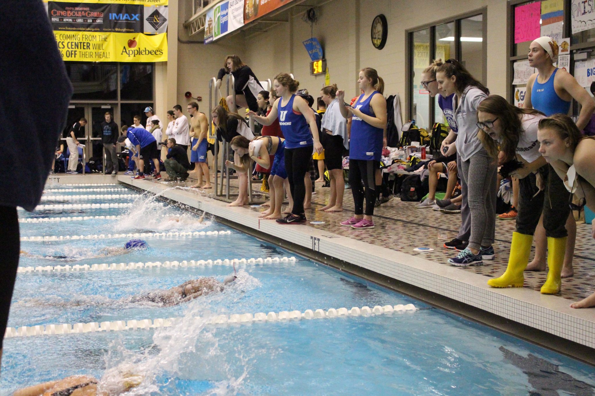 swim meet small Virginia's New River Valley