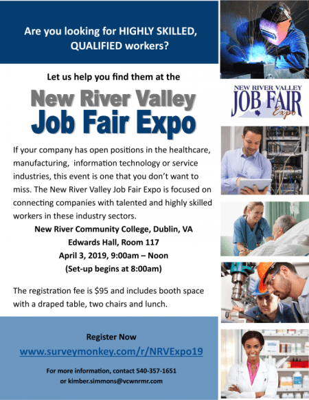 NRV Job Fair Expo | Virginia's New River Valley