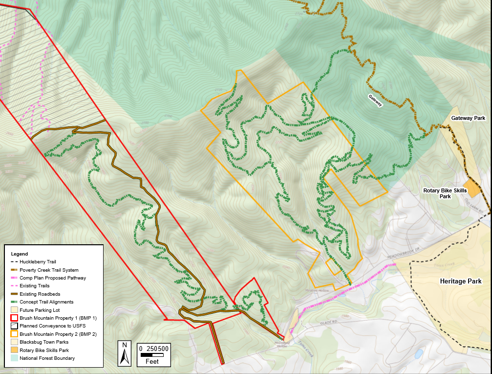 brush mtn trails | Virginia's New River Valley