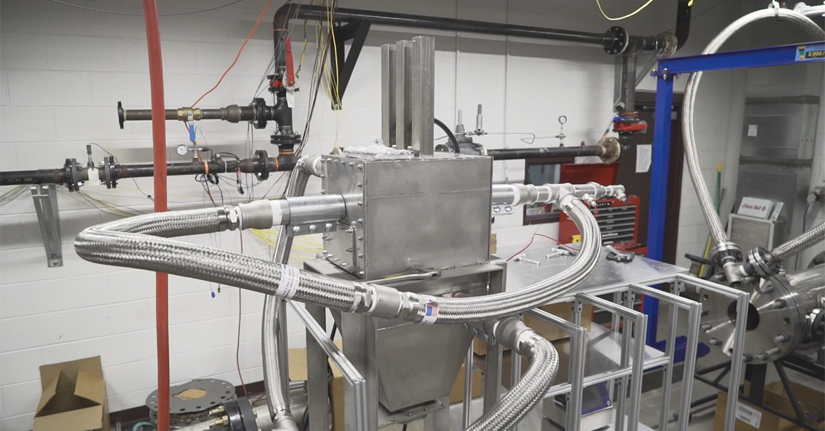 Prototype of air capture machinery