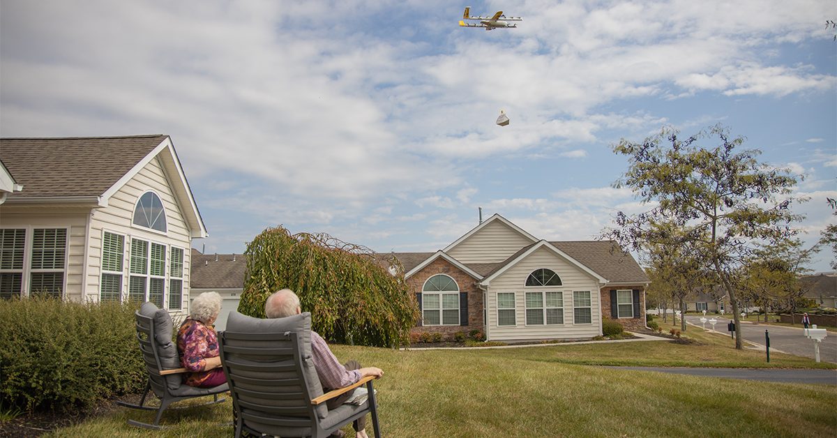 Wing Drone Flown in Christiansburg Added to Smithsonian’s Collection