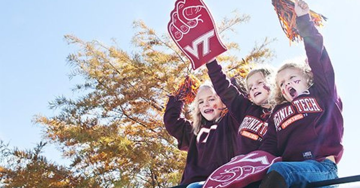 Homecoming football game vs. Duke, win, maroon effect, tailgating